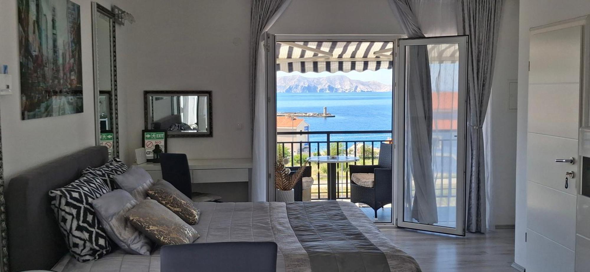 Beautyful Sea View 6 Luxury Studio Danijela 1 Senj  Ngoại thất bức ảnh