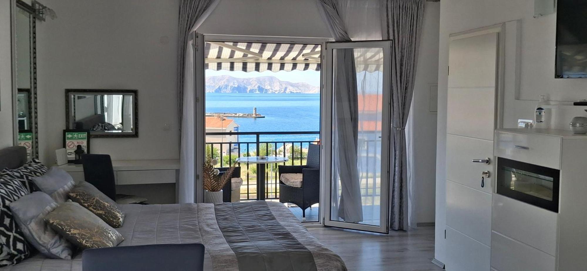 Beautyful Sea View 6 Luxury Studio Danijela 1 Senj  Ngoại thất bức ảnh